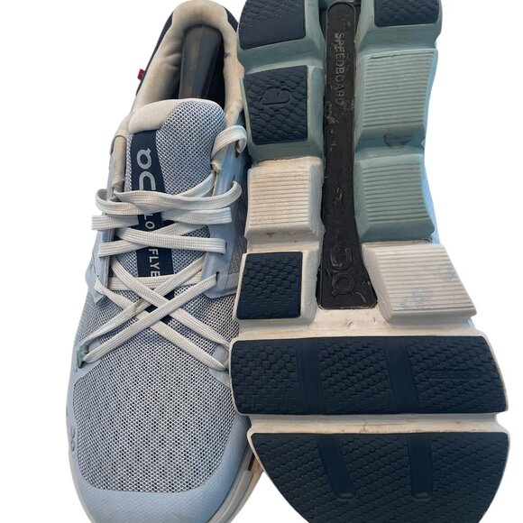 On Running Blue and Gray Athletic Shoes with CloudTec Cushioning - Picture 10 of 16